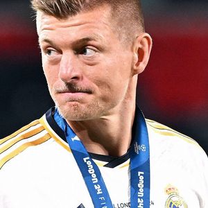 Football, Champions League Final, Season 2023/2024, Wembley Stadium London: Bor. Dortmund vs Real Madrid; Toni Kroos (RMA)