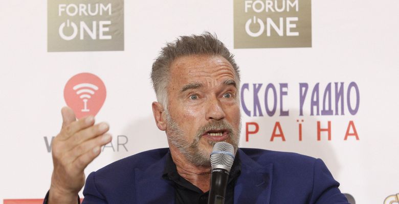Arnold Schwarzenegger in Kiev