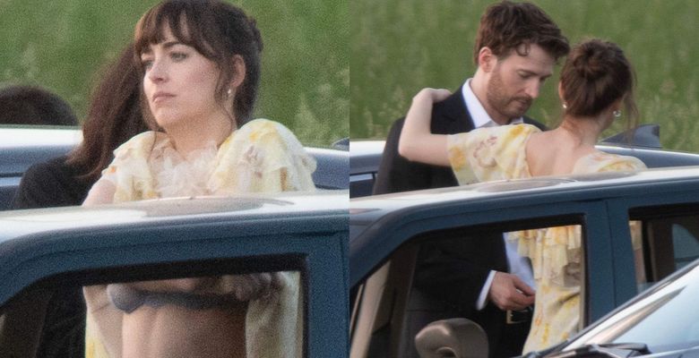 Dakota Johnson și Chris Evans/ Profimedia