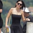 EXCLUSIVE: Leonardo DiCaprio and his girlfriend Camilla Morrone arrive at Club 55 in St-Tropez