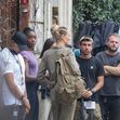 Charlize Theron and Uma Thurman shooting The Old Guard 2 in Rome