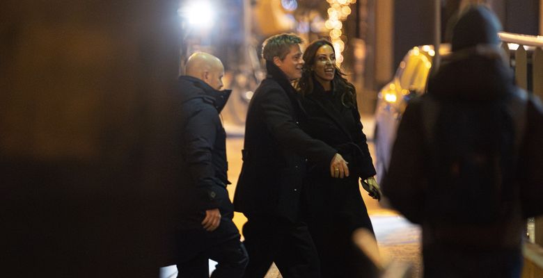 Brad Pitt și Ines de Ramon/  Profimedia