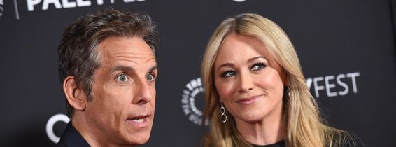 Hollywood, USA. 11th Oct, 2025. US actor Ben Stiller and wife Christine Taylor arriving to PaleyFest 2025: An Evening with ‘Severance' at Dolby Theatre on March 21, 2025 in Hollywood, CA.  LISA OConnor/AFF-USA.com Credit: AFF/Alamy Live News