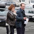 *PREMIUM-EXCLUSIVE* MUST CALL FOR PRICING BEFORE USAGE - 60-year-old English Actor Ralph Fiennes and fellow English Actress Francesca Annis are together again on a weekend trip in the eternal city of Rome. *PICTURES TAKEN ON THE 25/02/23*