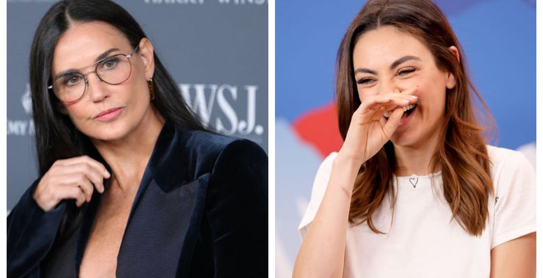 Mila Kunis și Demi Moore apar în aceeași reclamă