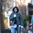 EXCLUSIVE Jumping For Joy! Suri Cruise Puts Her Breakup Behind Her On A Visit To The Farmers Market In New York