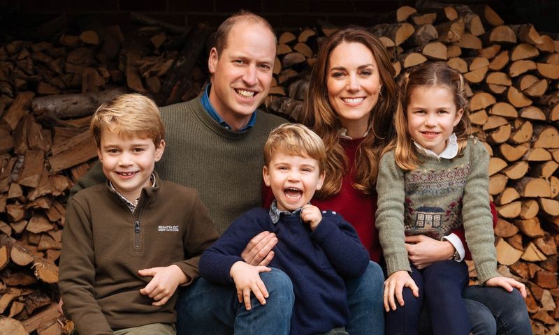 Prince William and Catherine Duchess of Cambridge Christmas card, Anmer Hall, Norfolk, UK - 16 Dec 2020