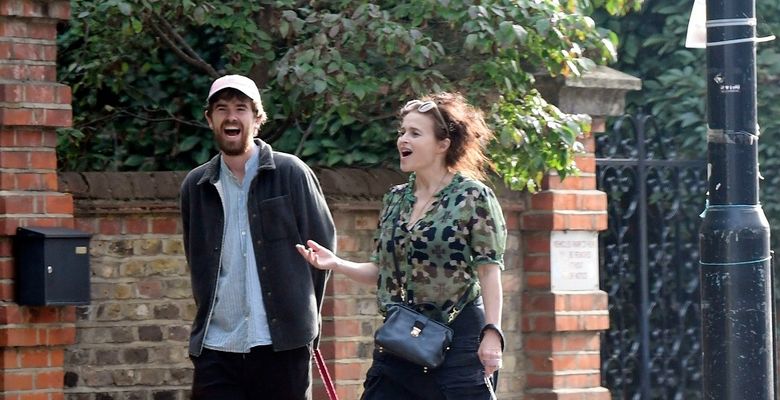 *PREMIUM-EXCLUSIVE* *MUST CALL FOR PRICING* *WEB EMBARGO UNTIL 22:00 HRS UK TIME ON OCT 15th, 2023* Dog-walking pals Helena Bonham Carter and Freddie Highmore's bond is still as strong as ever - after first appearing together on screen 24 years ago as mot