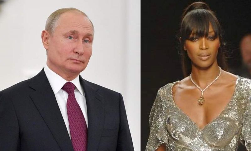 Vladimir Putin, Naomi Campbell