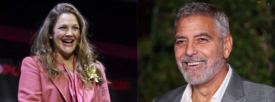 Drew Barrymore și George Clooney/ Profimedia