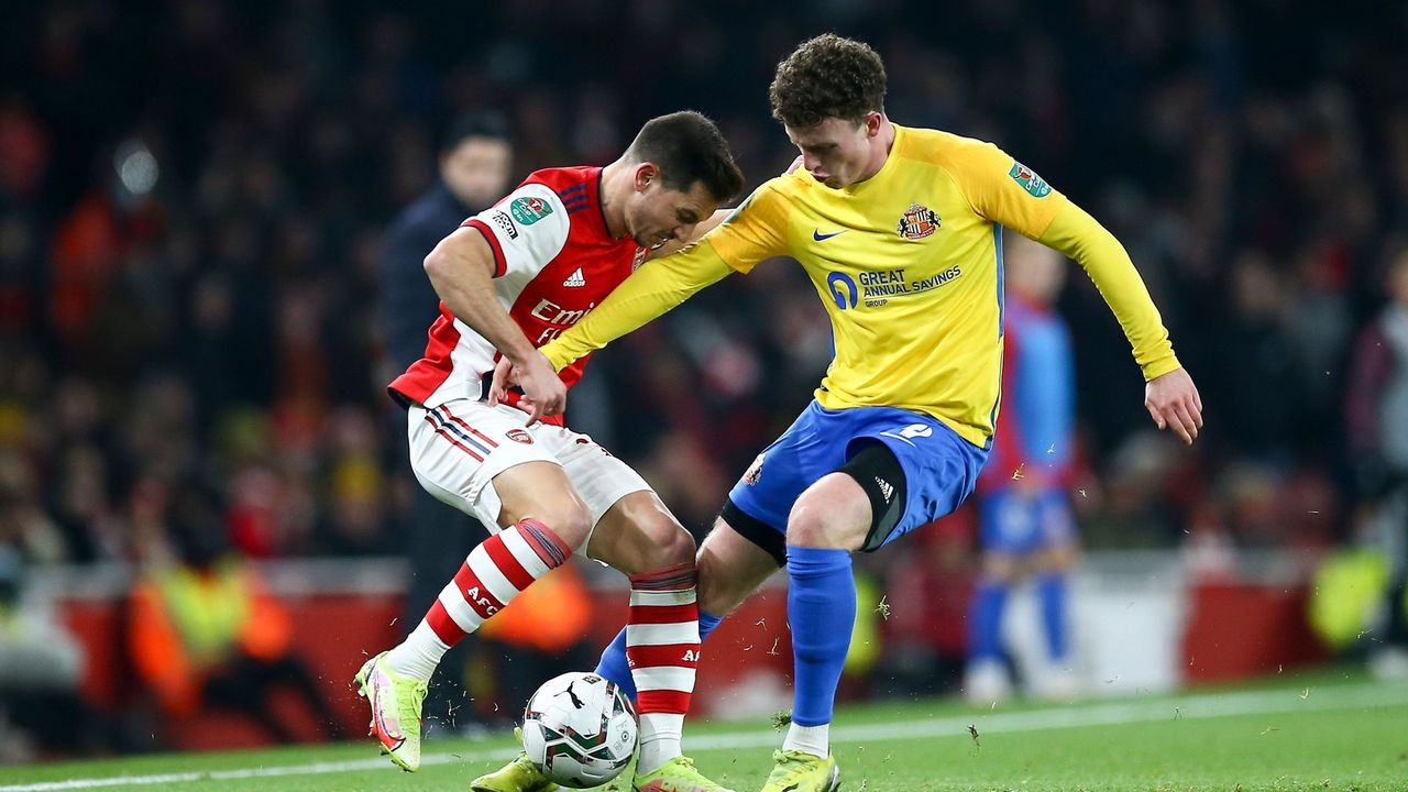 Arsenal v Sunderland, Carabao Cup, Quarter Final, Football, Emirates Stadium, London, UK - 21 Dec 2021