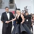 Lady Gaga și Michael Polansky pe covorul roșu la premiera filmului „Joker Folie Ă Deux”/ Profimedia