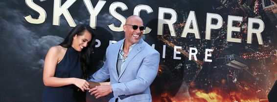 Dwayne Johnson și fata lui cea mare, Simone.