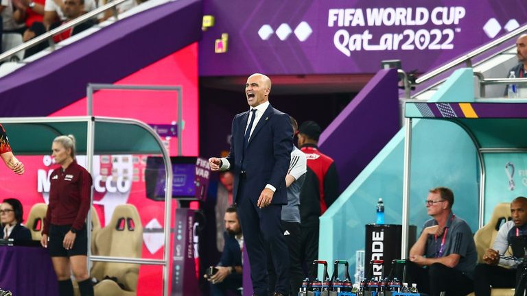 Belgium v Morocco, FIFA World Cup 2022, Group F, Football, Al Thumama Stadium, Doha, Qatar - 27 Nov 2022