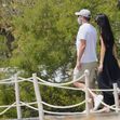 EXCLUSIVE: Leonardo DiCaprio and his girlfriend Camilla Morrone arrive at Club 55 in St-Tropez