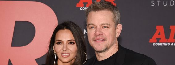 Matt Damon și Luciana Barroso