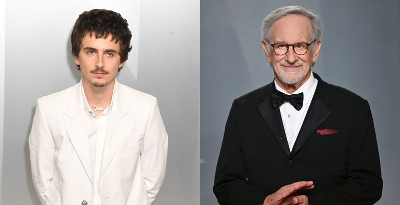 Timothée Chalamet și Steven Spielberg/ Profimedia