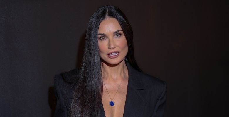Demi Moore la Săptămâna Modei de la Paris/ Profimedia