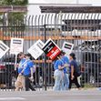 WGA Protests Outside DWTS Rehearsal Studio In Hollywood