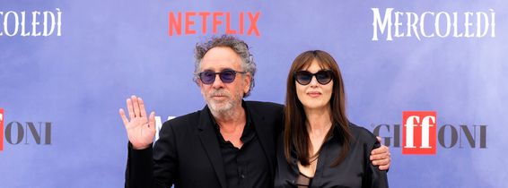 Tim Burton și Monica Bellucci