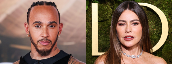 Sofia Vergara și Lewis Hamilton/ Profimedia