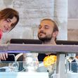 *PREMIUM-EXCLUSIVE* STRICTLY NOT AVAILABLE FOR ONLINE USAGE UNTIL 22:00 PM UK TIME ON 20/08/2022 - MUST CALL FOR PRICING BEFORE USAGE - Harry Potter star Emma Watson and Sir Philip Green's son Brandon Green were spotted holding hands during their romant