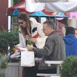 *EXCLUSIVE* Tom Hanks spends time having lunch and shopping with his wife Rita Wilson