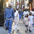 PREMIUM EXCLUSIVE:  Machine Gun Kelly and Megan Fox take Megan's three boys for a fun day out at Universal Studios Hollywood