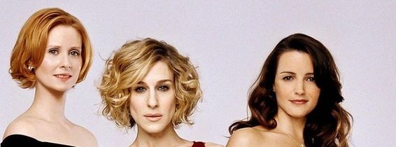 LIBRARY. USA. Sarah Jessica Parker , Kim Cattrall , Kristin Davis  and  Cynthia Nixon in ©HBO classic TV series  : Sex and the City (1998C2004). Ref: LMK106-J6699-300720Supplied by LMKMEDIA. Editorial Only.Landmark Media is not the copyright owner of t