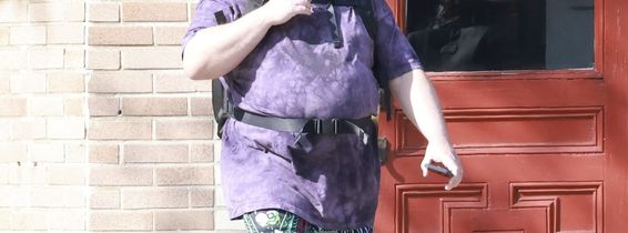 *EXCLUSIVE* Jack Black takes a walk in Los Angeles