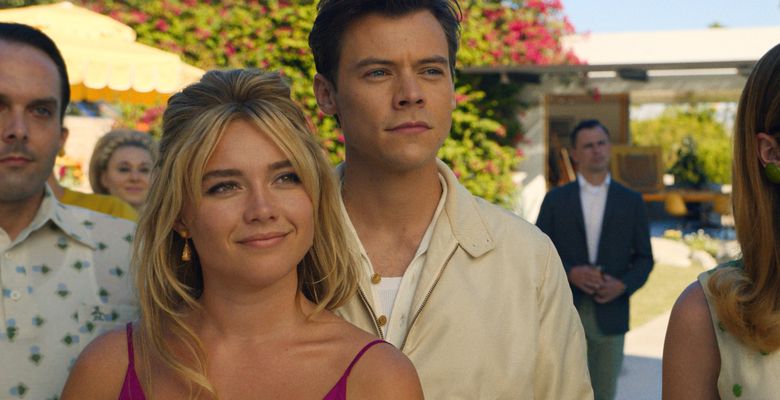 Stills from the film "Don't Worry Darling"