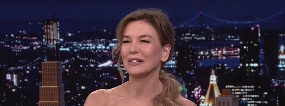 Renée Zellweger says she walks to the Oscars before revealing she was allergic to the adhesive used on the prosthetics she had to wear for The Thing About Pam