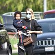 Eddie Murphy's fiancée, Paige Butcher out and about with the kids in Los Angeles