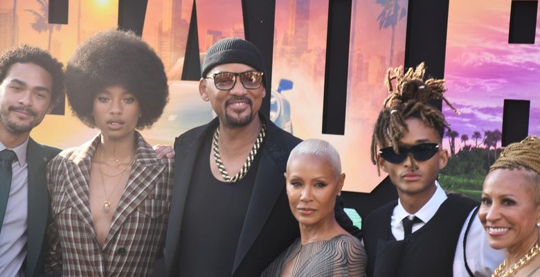 Will Smith, alături de familia sa pe covorul roșu la premiera filmului „Bad Boys”/ Profimedia
