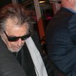 Al Pacino Marthe Keller leaving a private screening of Jeanne du Barry in Paris