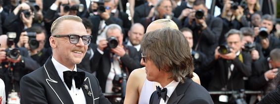 Simon Pegg și Tom Cruise
