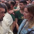 Antonio Banderas And Nicole kimpel...Complicity Y Caricias in Easter, Málaga, Spain - 24 Mar 2024