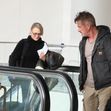 *PREMIUM-EXCLUSIVE* *Web embargo until   2:00 pm ET on January 16, 2023** SECOND THOUGHTS? Sean Penn and Robin Wright spotted at LAX together amid recent split from their other spouses.