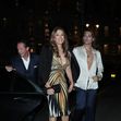Hugh Grant surprise birthday party in London