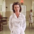 USA. Louise Fletcher in a scene from ©United Artists film : One Flew Over the Cuckoo's Nest (1975). Plot: A criminal pleads insanity and is admitted to a mental institution, where he rebels against the oppressive nurse and rallies up the scared patients.