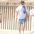 *EXCLUSIVE* Leonardo DiCaprio and Camila Morrone hang with friends and Leo's pal Emile Hirsch at Malibu Beach **WEB EMBARGO UNTIL 1 PM EDT on March 29, 2021** - ** WEB MUST CALL FOR PRICING **