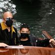 Vin Diesel și fiul lui, Vincent,e&amp;Gabbana Alta Moda Show - Venice