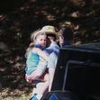 *EXCLUSIVE* Bradley Cooper takes his daughter to a friends house