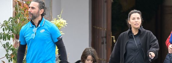 Eva Longoria, împreună cu soțul ei, José Bastón, și fiul lor, Santiago/ Profimedia