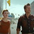 Twisters USA. Daisy Edgar-Jones and Glen Powell in the fim Twisters ((C) Warner Bros) a 2024 American disaster film dire
