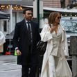 Jennifer Lopez Films 'Office Romance' In Hoboken