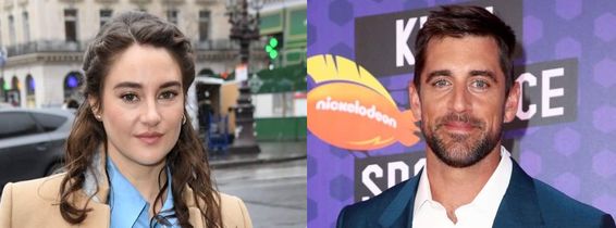 Shailene Woodley și Aaron Rodgers