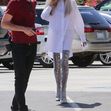 *EXCLUSIVE* Diane Keaton makes a fashion statement on the set of 'Mack &amp; Rita'