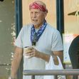 *EXCLUSIVE* Bruce Willis appears to flirt with a pretty brunette grabbing lunch at Le Pain Quotidien