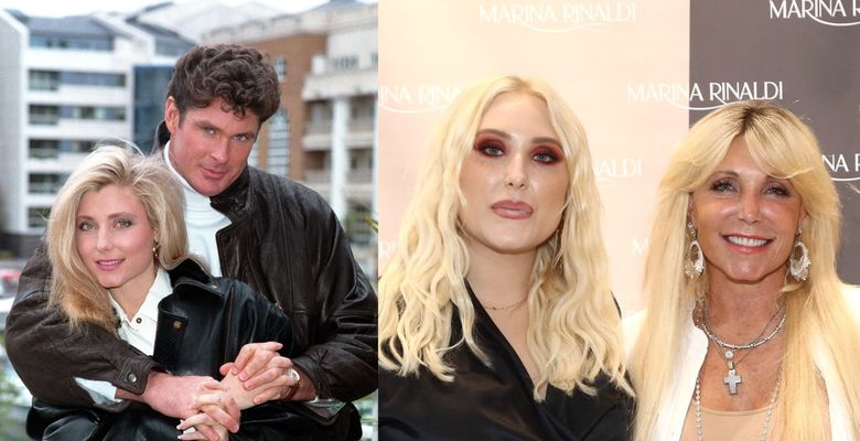 David Hasselhoff și Pamela Bach, fiica lor hayley